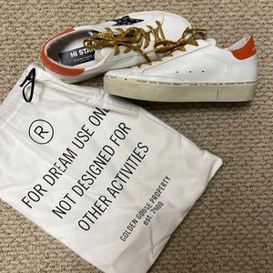 Authentic Golden Goose Hi-Star size 38